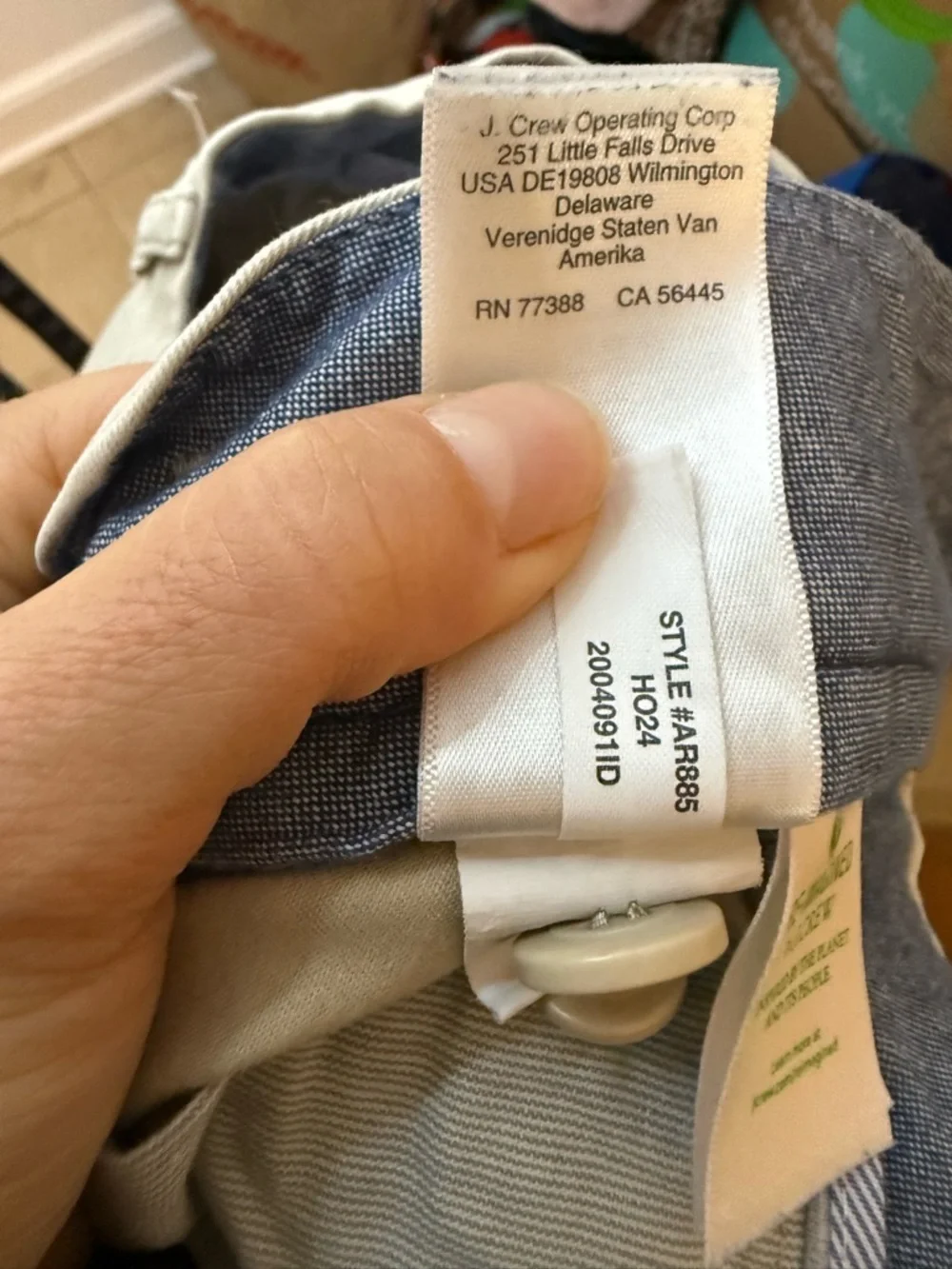 J.Crew 484 Slim-Fit Stretch Weathered Chino Pants